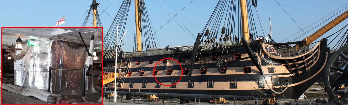 In-Situ Einsatz, HMS Victory